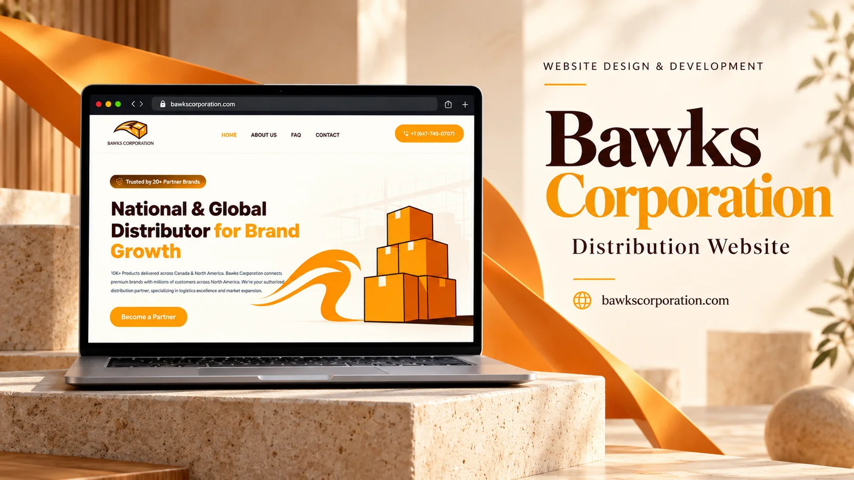 Bawks Corporation homepage preview