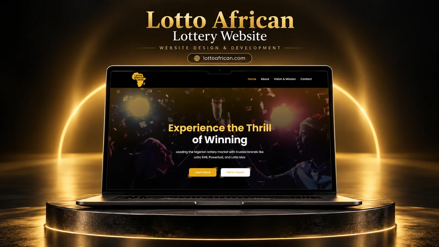 Lotto African homepage preview