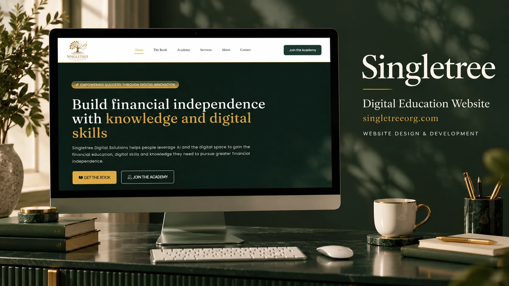 Single Tree Organization homepage preview